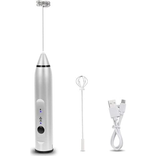 Stainless Steel Coffee Latte Chocolate Milk Frother Whisk Frothy Blend Whisker