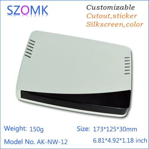 10 pcs, plastic electronics enclosure for pcb junction housing 173*125*30mm networking enclosures plastic equipment router box