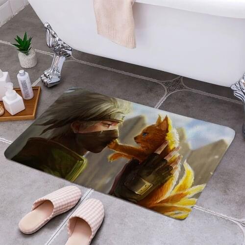 Anime Hatake Kakashi 3D Print Doormats Rectangle Non-Slip DoorMat Bedroom Kitchen Entrance Print Door rugs Dropshipping