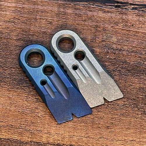 Mackwalker Titanium alloy small crowbar EDC portable multi-purpose small tool screwdriver keychain pendant