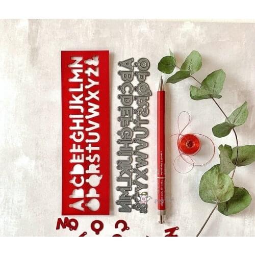 Hanging chain letters metal Cutting Dies Stencils DIY Scrapbooking Paper/photo Cards Embossing Dies
