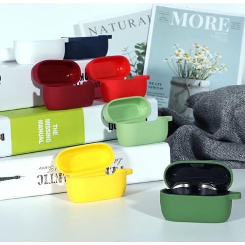 Soft Silicone Earphone Case Shockproof Protective Cover Shell for Jabra Elite Active 75t Bluetooth Headset Accessories