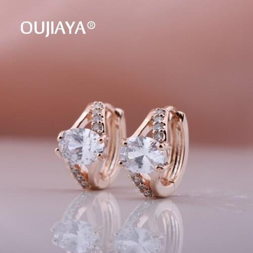 OUJIAYA Women's Gold Earrings
