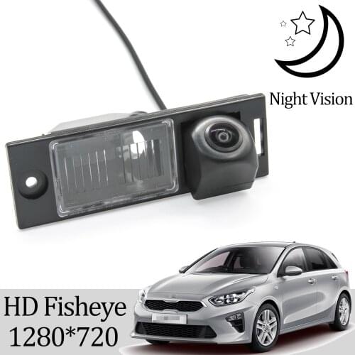 Owtosin HD 1280*720 Fisheye Rear View Camera For kia ceed (CD) SW 2018 2019 2020 Car Reversing Parking Backup Monitor