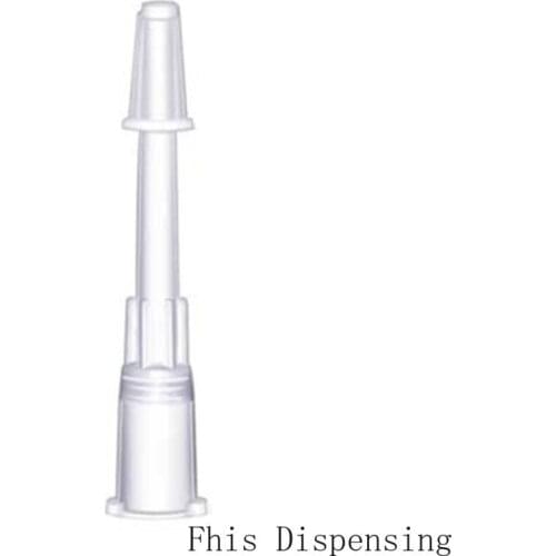 Plastic Tips Cap Syringe Dispensing Tip Cones Protective Sleeve Jacket Pack of 50