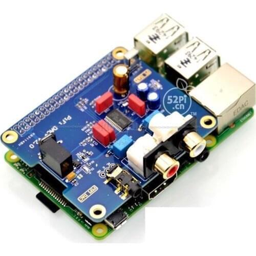 Raspberry pi B+ 2/ 3B HIFI DAC + Sound Card Digital Audio Module I2S Interface Special Volumio Music PIR