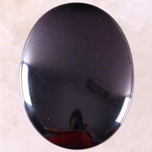 Reiki Healing CAB Cabochon Natural Energy stone Black Onyx For Jewelry Making Women Men Gem Cabochon Sides Are The Same Bead