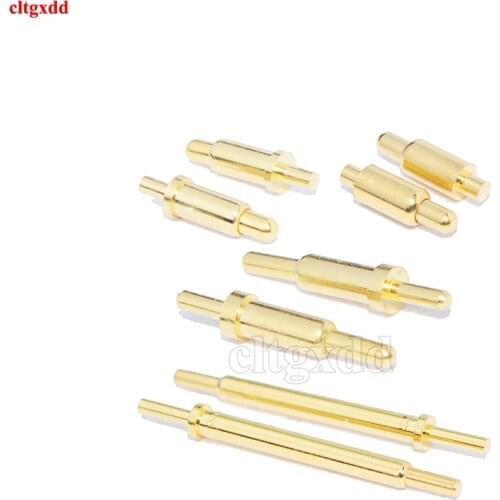 10Pcs Spring-Loaded Pogo Pin Connectors Through Hole PCB Height 3 4 5 6 7 8 9 10 11 12 13 14 15 16 18 20.5 MM Single 1A
