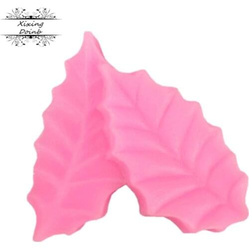 2Pcs/set Leaf Silicone Mold Fondant Mould Cake Decorating Tool Chocolate Mold, Sugarcraft, Kitchen Accessories
