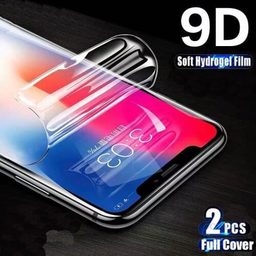 2pcs/lot 9D Protective Soft Hydrogel Film For Iphone6/6S/6P/6SP/7/8/7P/8P Screen Protector Full Cover Film