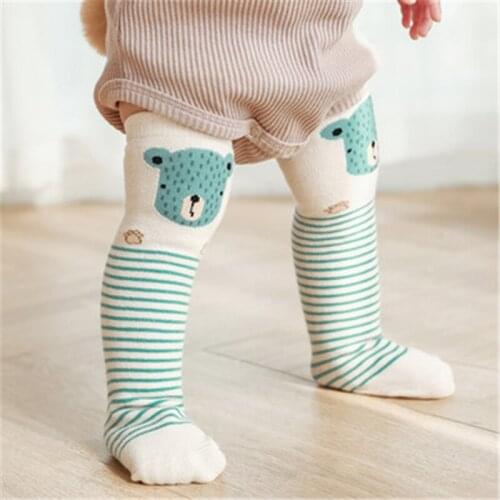 3Pairs/Lot Spring Childrens Socks New Baby Socks Boy Cute Cartoon Newborn Stockings Heelless Straight Girls Socks