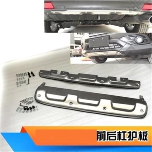 Stainless Steel car Front Rear Bumper Protector Guard Skid Plate Sill Covers Spoiler for Honda CR-V CRV 2012 2013 2014 2015