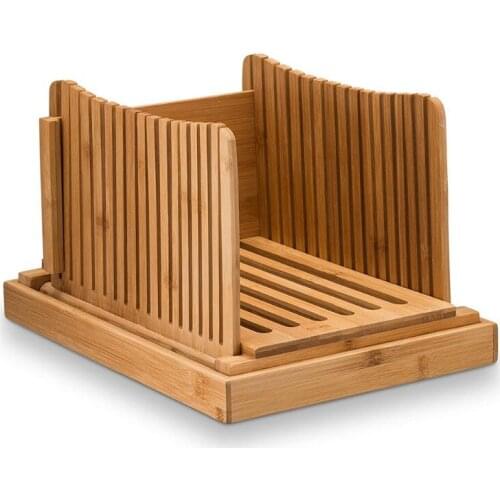 Bamboo Bread Cutting Pan Household Bread Pan Commercial Sliced Bread Pan Pan