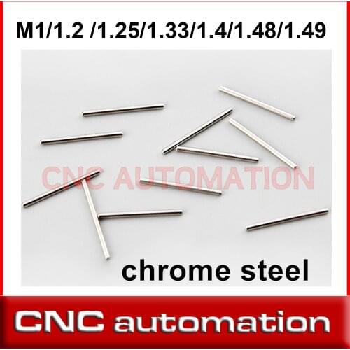 50pcs Chrome Steel Cylindrical Roller Dowel Locating Pin M1 1MM * 3/4/4.5/5/6/7/8 Rail