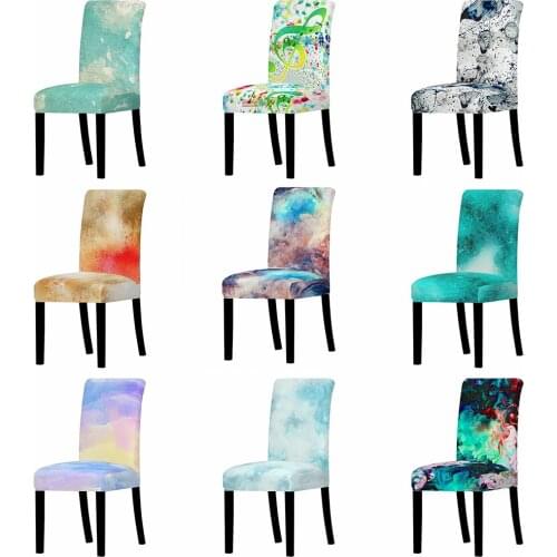 Elastic chair cover Spandex Wedding Chair Covers Reataurant Banquet Hotel Dining Party Anti-Dust Polyester Chair Protector