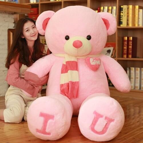 Factory Outlet 200-260cm High Quality Sweater Teddy Bear Plush Toy Home Pillow Kids Couple Birthday Gift Bear Skin