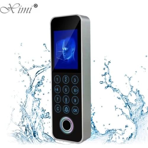 Metallic TCP/IP Capacitive Fingerprint Sensor Network Access Control System Biometric Fingerprint RFID Card Door Access Control