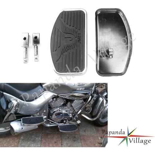 Motorcycle Passenger Foot Rests For Honda Shadow VT400 VT750 2004-2010 2011 2012 Rider Floorboards Foot Pegs Pedal Foot boards