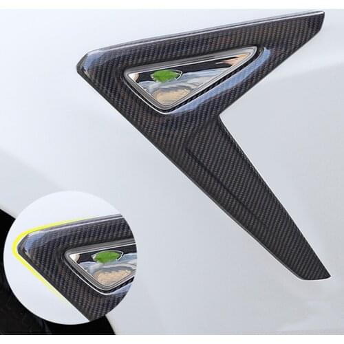My Good Car Foliage decorative frame modified true carbon fiber bright frame for Tesla model S 2014-2018 Car accessories
