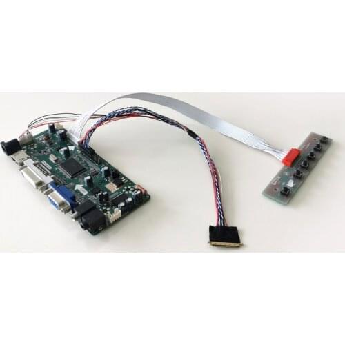 For B121EW09 LP121WX3 1280*800 12.1" LVDS 40-Pin WLED laptops LCD screen VGA+DVI M.NT68676 monitor controller card DIY kit