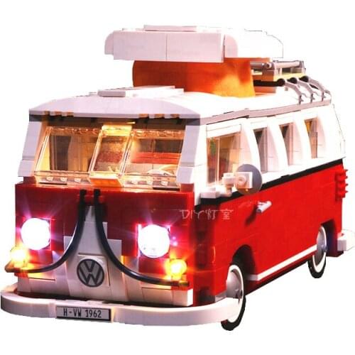 Led Light Set Compatible For 10220 21001 Creator Volkswagen T1 Camper Van Building Blocks (Only LED Light, No Block Kit)
