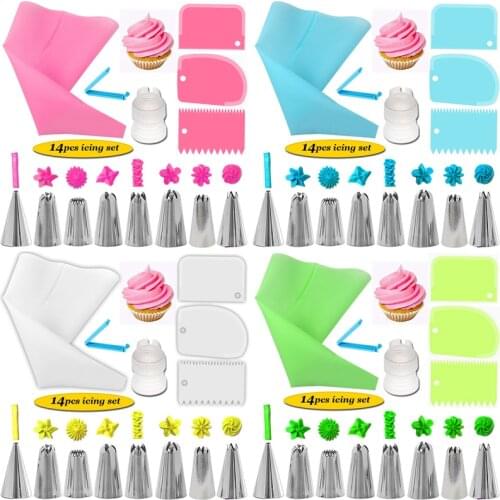 Nozzles for cake Cream Pastry decoration accessories tools and baking Confectionery bag chef set sleeve stainless candy kit posh