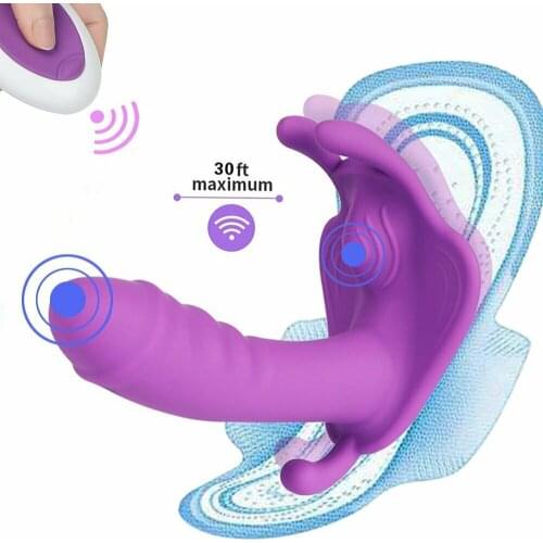 Invisible Dildo Vibrator Sex Toy for Women Orgasm Masturbator G Spot Clit Stimulate Remote Control Panties Vibrators Sex Toys