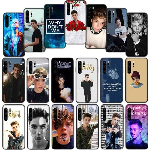 Why Don't We Soft Cover Case for Huawei P40 P30 P20 P10 Lite Pro Nova 5t