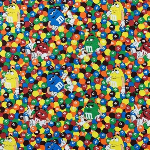 Rainbow Polyester cotton Polyester c Fabric Patchwork Tissue Sewing Quilting Fabrics Material DIY Handmade Boy clothes mask