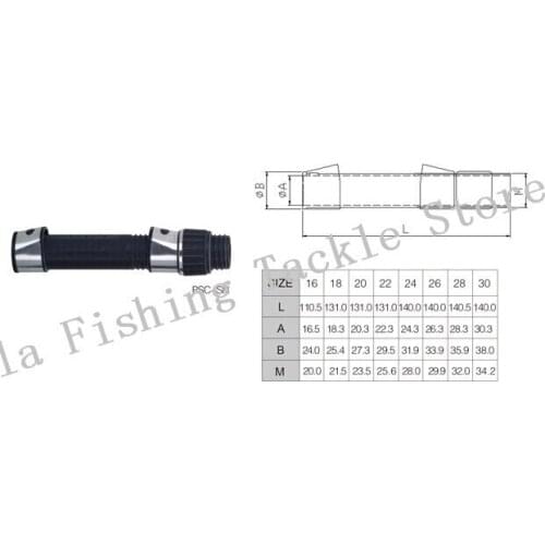 Graphite reel seat PSC-SN 16# Fishing Rod Reel Seat