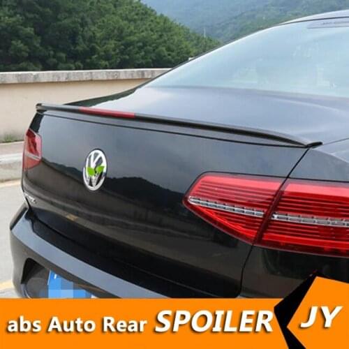 For Passat B8 Spoiler 2017-2018 Volkswagen Passat B8 fgk Spoiler ABS plastic Material Car Rear Wing Color Rear Spoiler