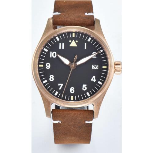 Tandorio Men's Watch With Leather Strap