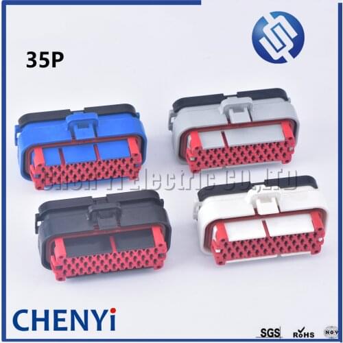 1 Set 35 Pin Way female PCB Connector Sealed Waterproof socket For Ecu Board End Wiring Plug 776164-1 776164-4 776164-5 776164-2