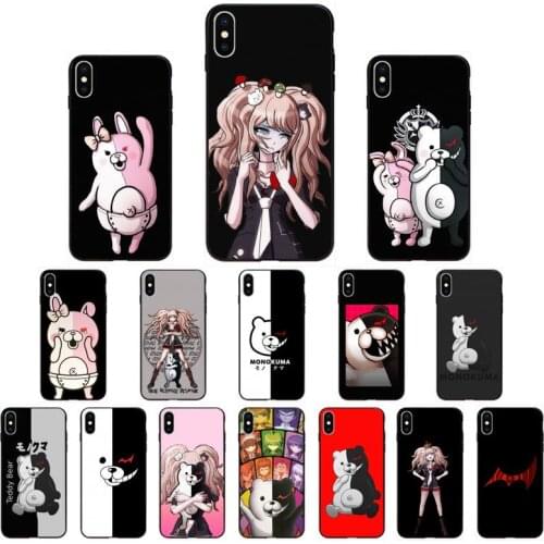 YNDFCNB Danganronpa Monokuma DIY phone Case cover Shell for iphone 11 Pro Max X XS MAX 6 6s 7 8 Plus 5 5S 5SE XR SE2020