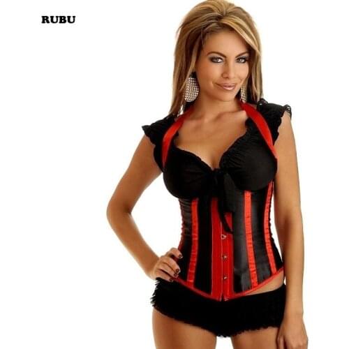 Corset Free Shipping Fashion Women Waist Trainer Bustiers Striped Bodysuit Hang a neck strap Shapewear