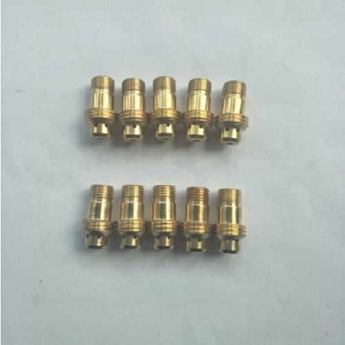 2PCS Brass Tig Welding Torch Collets Body Stubby Gas Lens Kit For Tig QQ 150 WP26 Torch Welding Accessories 9.7*25 mm