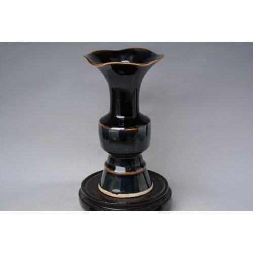 Antique SongDynasty porcelain bowl,black glaze,Hand-painted crafts,Decoration,Collection&Adornment,Free shipping