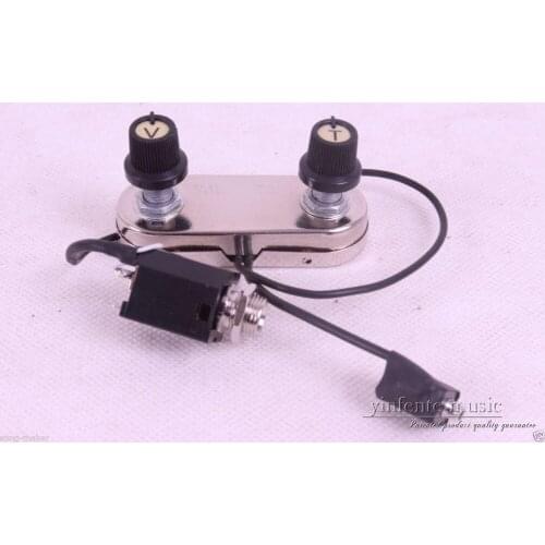 Big Jack (1/4'') Electric System Preamplifier EQ Equalizer Piezo Pickup #5