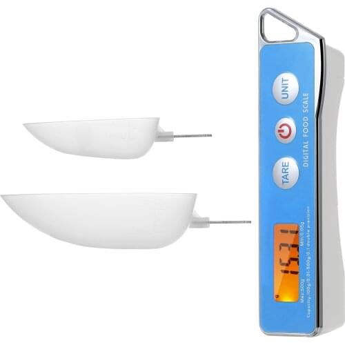 KKmoon Digital Spoon Scale Electronic Measuring Spoon Scale Kitchen Spoon Scale Food Scale Tare Function Capacity 0.05g-500g