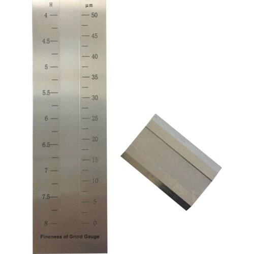 Division Value 2.5um Single-groove Hegman Gauge For Coating BGD241/2 (0-50um)