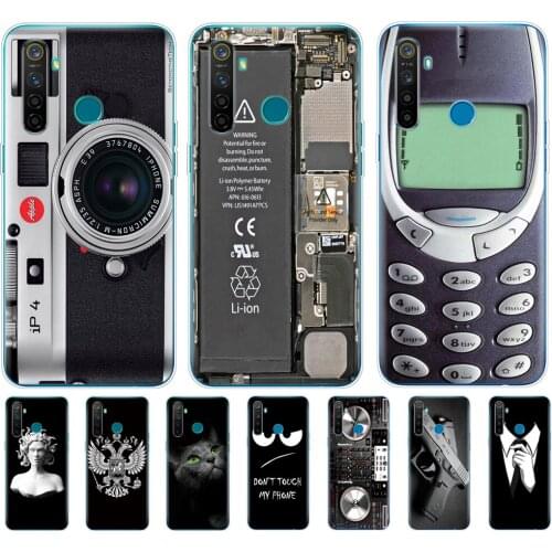 For Realme 5 Case RMX1927 Silicon Soft Phone Cover For OPPO Realme 5 Pro RMX1971 Realme5 5Pro TPU Back Coque Capa Funda
