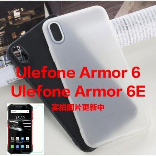 For Ulefone Armor 6E Case For Ulefone Armor 6E Cover + Screen Protector Tempered Glass Protective Film For Ulefone Armor 6