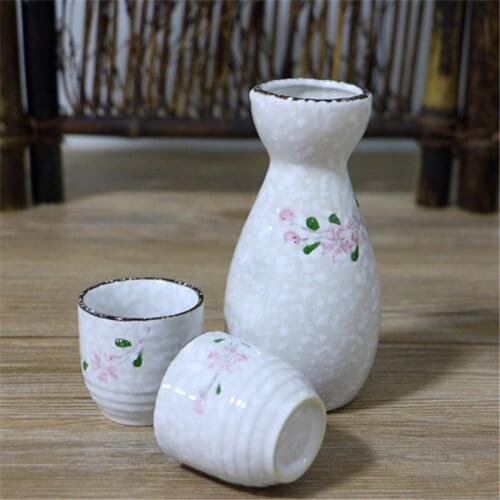 Liquor Glass Set, Ceramic Glass, Liquor Set, Spirit Glass, Rice Wine and Sake Pot, Small Wine Cup