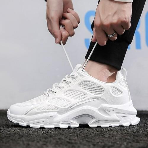 2020 spring and autumn new mens flying sneakers air cushion shoes trendy fashion all-match breathable shoes new balance
