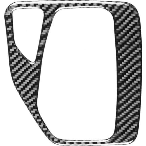 Carbon fiber gear panel border patch Interior retrofit for BMW X1 E84 наклейки на авто Automotive Interior Stickers honda civic