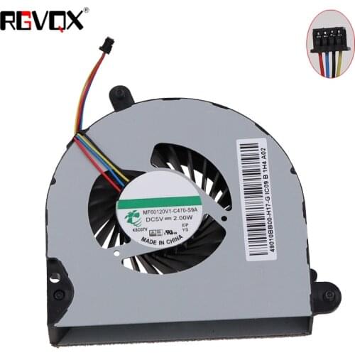 New Laptop Cooling Fan for HP Prokbook 6560B 6565B Original P/N MF60120V1-C050-S9A MF60120V1-C470-S9A CPU Cooler Radiator