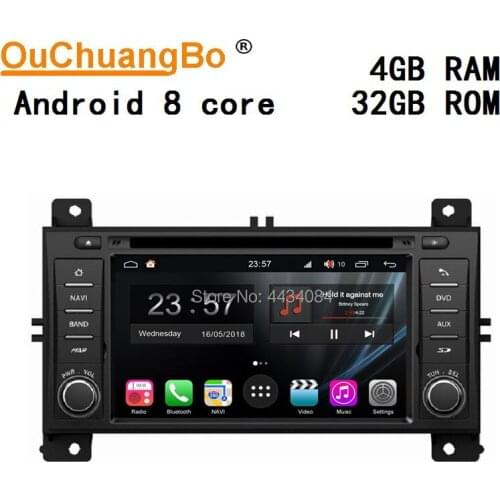 Ouchuangbo S300 car audio stereo gps for Chrysler Jeep Grand Cherokee Wrangler Liberty Interpid with 8 core android 9.0 OS 4+32