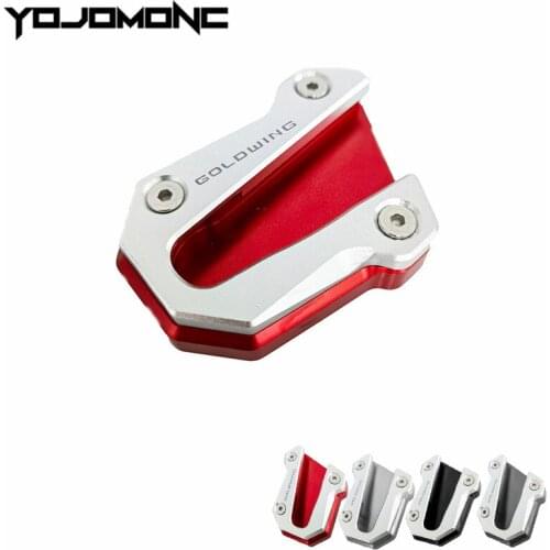 For HONDA Goldwing 1800 GL 1800 GL1800 2018-2020 Motorcycle CNC Kickstand Foot Side Stand Extension Pad Support Plate Enlarge