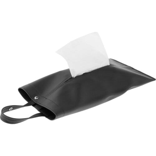 Seat Back Hanging Storage Tissue Bag Car Tissue Box Holder Auto Tissue Bag for Household Accessories