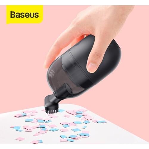 Baseus C2 USB Desktop Vacuum Cleaner Mini Portable Desk Cleaning Tool For PC Laptop Keyboard School Classroom Office